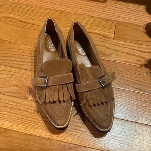 Franco sarto suede loafer shoes zara style